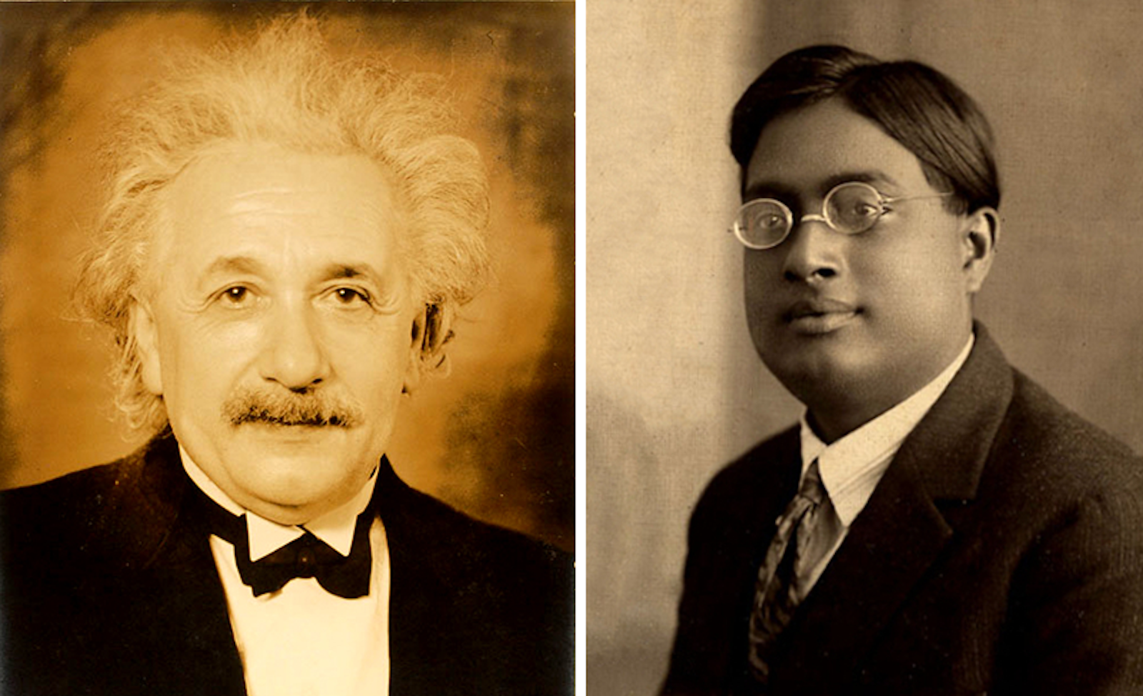 Работа индийского физика Сатьендры Натха Бозе (справа) вдохновила Альберта Эйнштейна на разработку концепции 