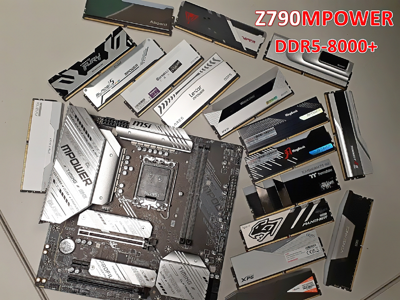 Спустя 7 лет MSI вспомнила об оверклокерских материнских платах MPower. Представлена недорогая MSI Z790MPower с поддержкой модулей ОЗУ DDR5-8000+