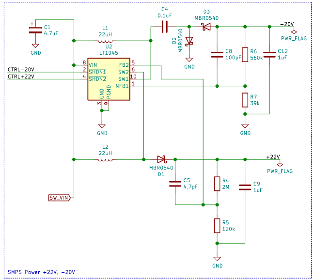 Универсальная плата для E-Ink экранов. Ч1. Разработка системы питания - 7 Универсальная плата для E-Ink экранов. Ч1. Разработка системы питания - 7