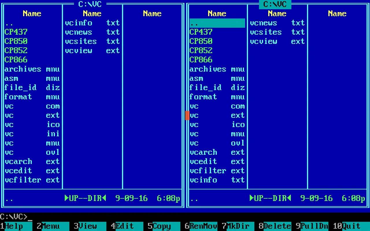 Синей пеленой экран заполнил чистый DOS…