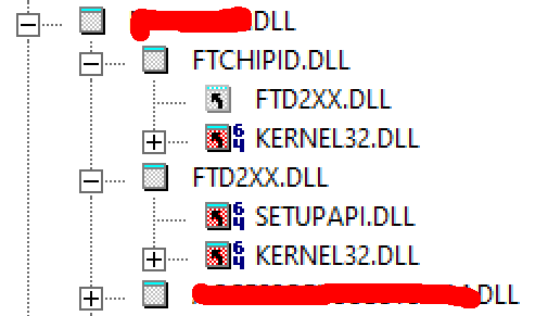 Найдена зависимость от FTDI