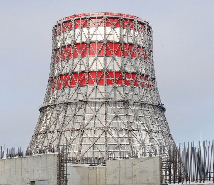 Российское предприятие поставило основные элементы градирни для &laquo;реактора будущего&raquo; БРЕСТ-ОД-300