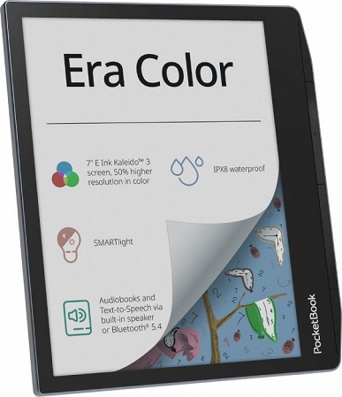 Цветной экран E Ink Kaleido 3 и защита от воды. Представлена электронная книга PocketBook Era Color