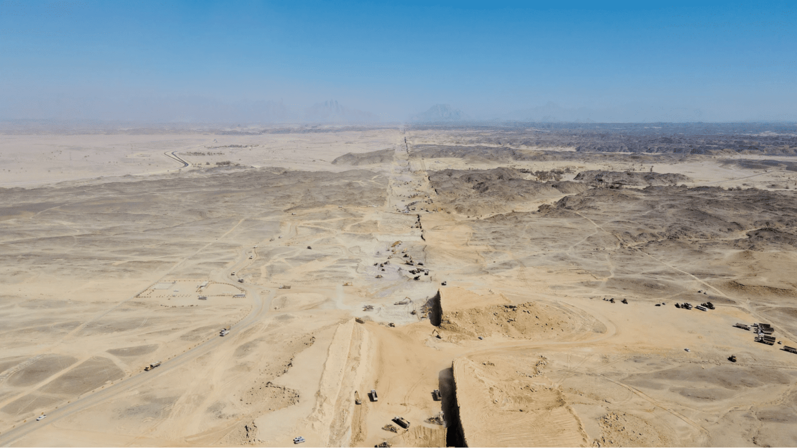 Как идёт строительство The Line, города будущего в пустыне - 24