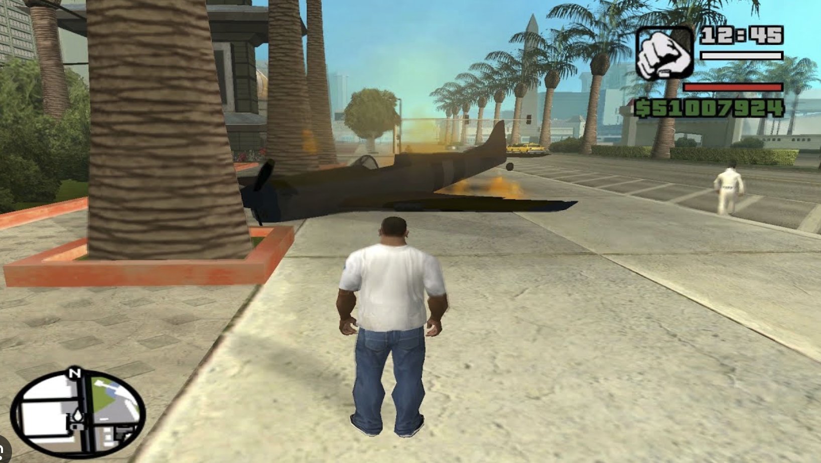Почему в Grand Theft Auto: San Andreas самолёты падают с неба - 1