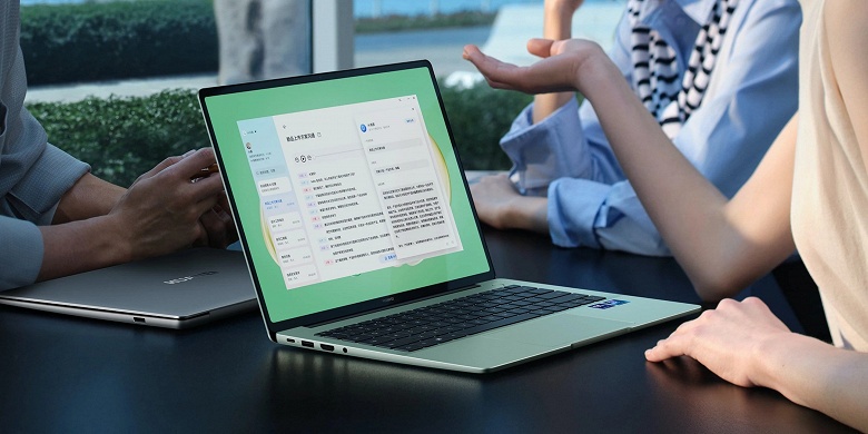 Представлен Huawei MateBook 14 — ноутбук с экраном 3 : 2 OLED 2.8K с частотой 120 Гц, Core Ultra, вентиляторами с «акульими плавниками» и ценой всего от 845 долларов - 2 Представлен Huawei MateBook 14 — ноутбук с экраном 3 : 2 OLED 2.8K с частотой 120 Гц, Core Ultra, вентиляторами с «акульими плавниками» и ценой всего от 845 долларов