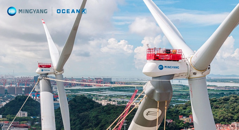 Это первая в мире &laquo;двухголовая&raquo; морская турбина. OceanX может работать во время урагана пятой категории