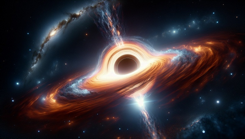 Сверхмассивная чёрная дыра, находящаяся в 9 миллиардах световых лет, уничтожила звезду в пять раз массивнее предыдущих рекордсменов - 1 Сверхмассивная чёрная дыра, находящаяся в 9 миллиардах световых лет, уничтожила звезду в пять раз массивнее предыдущих рекордсменов