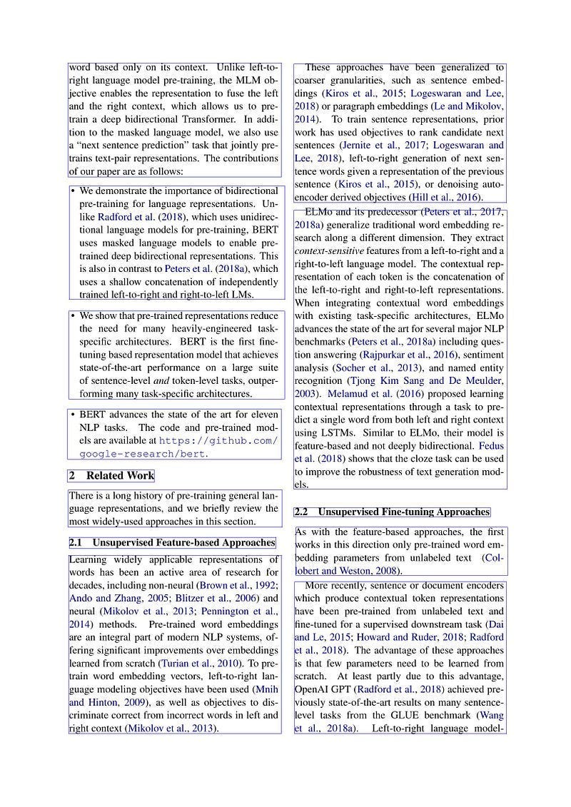 Рисунок 11: Визуализация окончательного макета второй страницы документа BERT. Скриншот автора.