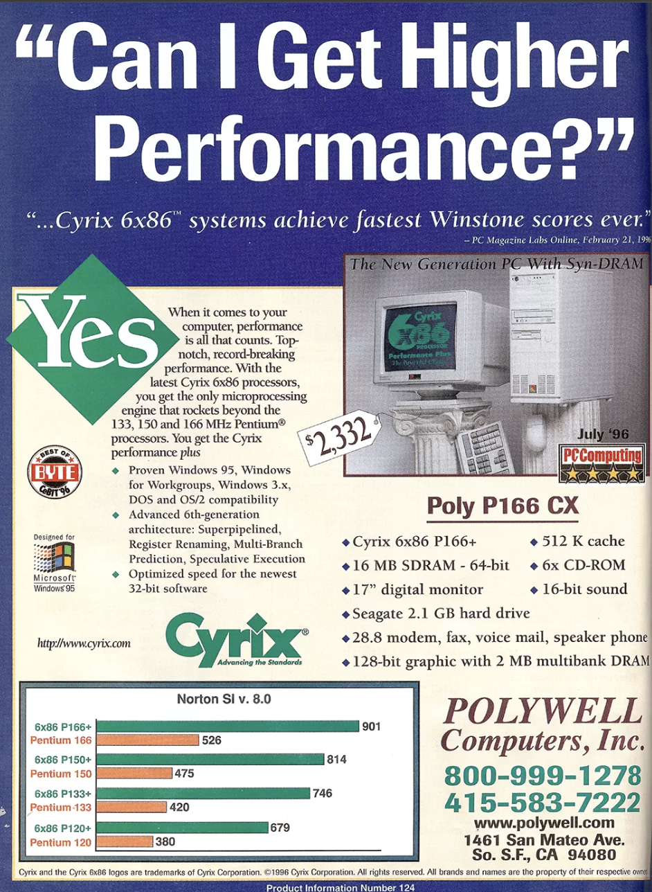 Cyrix: процессоры, оставившие след в истории технологий - 8 image