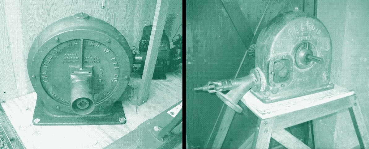 Водяные двигатели конца девятнадцатого века. Изображения: Smokstack и Old Pelton