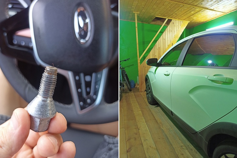 «Нет теперь резьбы», — владелец новенькой Lada Vesta SW 2024 пожаловался на слабый металл болтов крепления колеса - 1 «Нет теперь резьбы», — владелец новенькой Lada Vesta SW 2024 пожаловался на слабый металл болтов крепления колеса