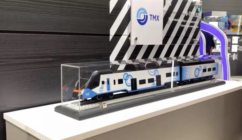 На Восточном экономическом форуме показали макет российского поезда на водороде - 1 На Восточном экономическом форуме показали макет российского поезда на водороде