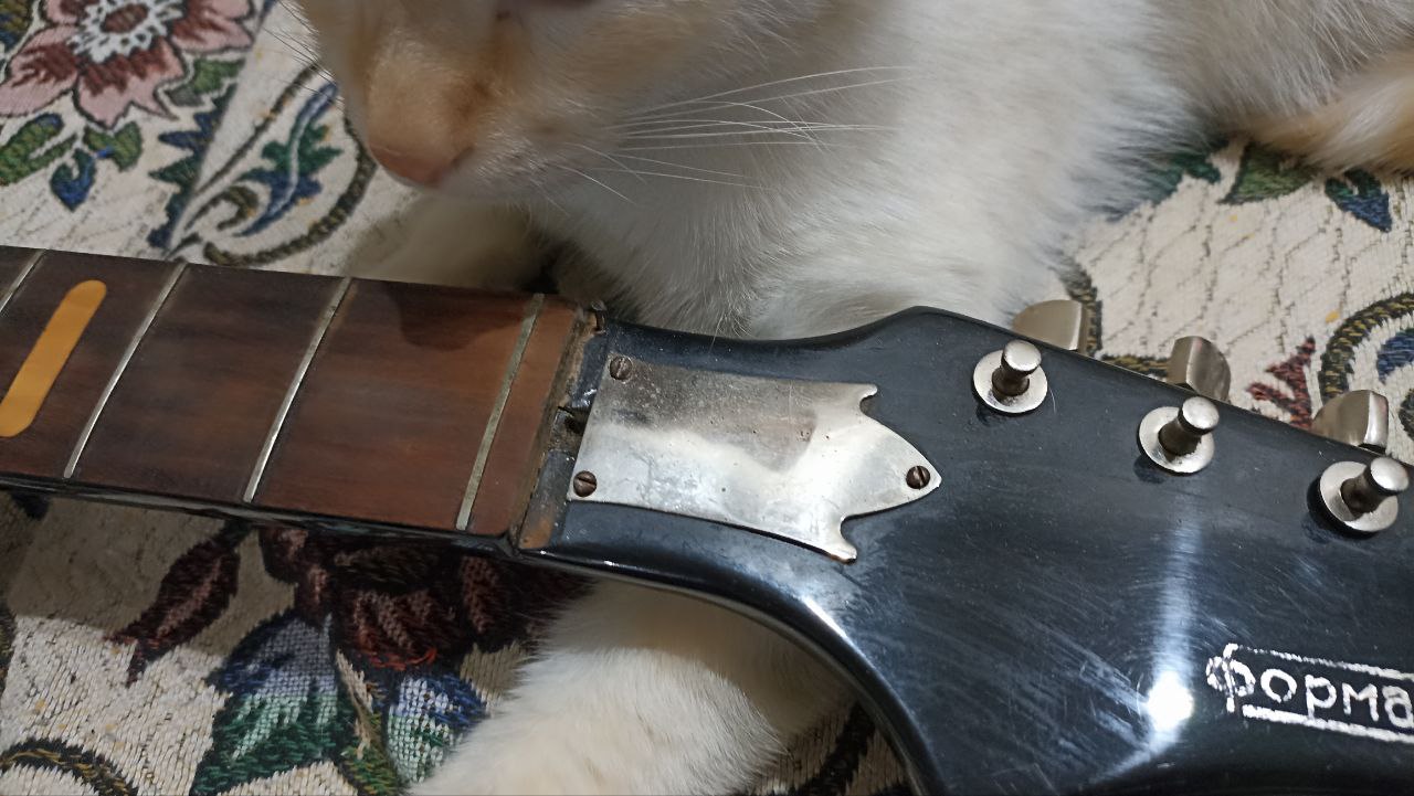 Советская электрогитара со встроенными эффектами: восстановление - 7 Советская электрогитара со встроенными эффектами: восстановление - 7