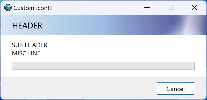 Кастомизация окна прогресса в оболочке Windows - 4 Кастомизация окна прогресса в оболочке Windows - 4