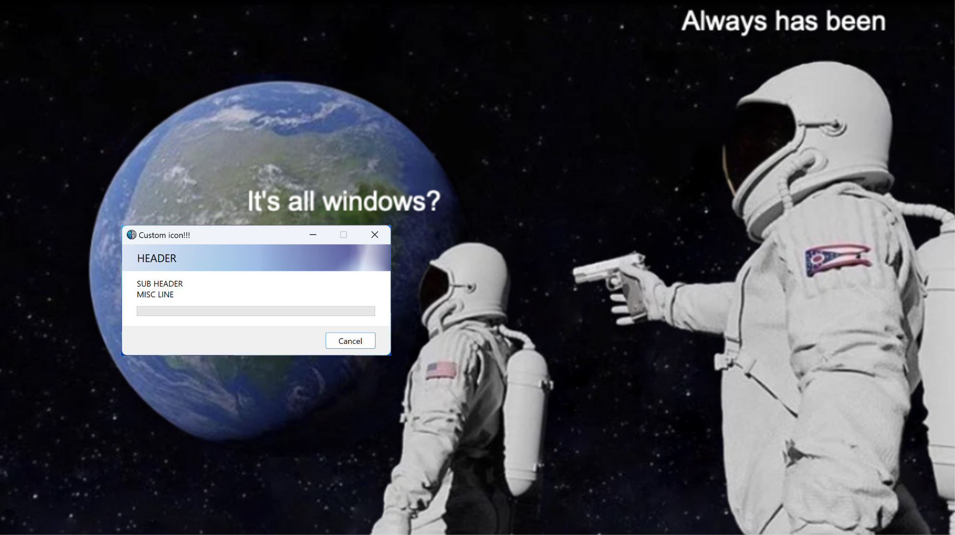 Кастомизация окна прогресса в оболочке Windows - 5 Кастомизация окна прогресса в оболочке Windows - 5