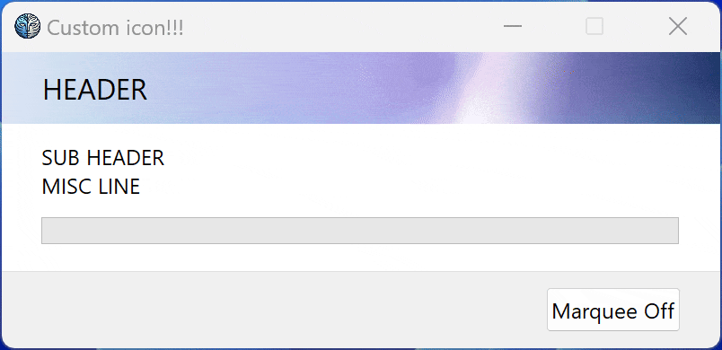 Кастомизация окна прогресса в оболочке Windows - 7 Кастомизация окна прогресса в оболочке Windows - 7