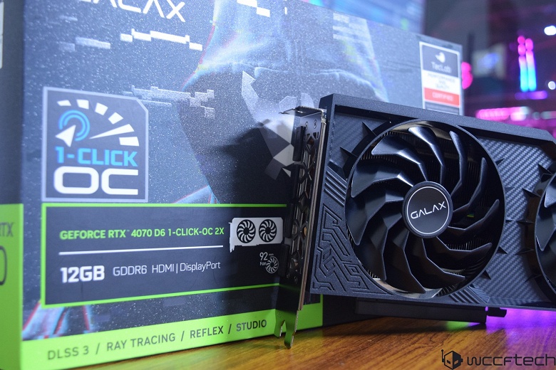 Первая урезанная GeForce RTX 4070, на упаковке которой всё честно указано? Galax не скрывает тип памяти своей карты - 1 Первая урезанная GeForce RTX 4070, на упаковке которой всё честно указано? Galax не скрывает тип памяти своей карты