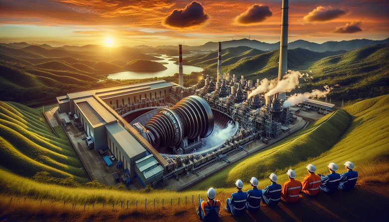 Первая отечественная высокомощная турбина в составе ТЭС «Ударная» вышла на максимальную мощность - 1 Первая отечественная высокомощная турбина в составе ТЭС «Ударная» вышла на максимальную мощность