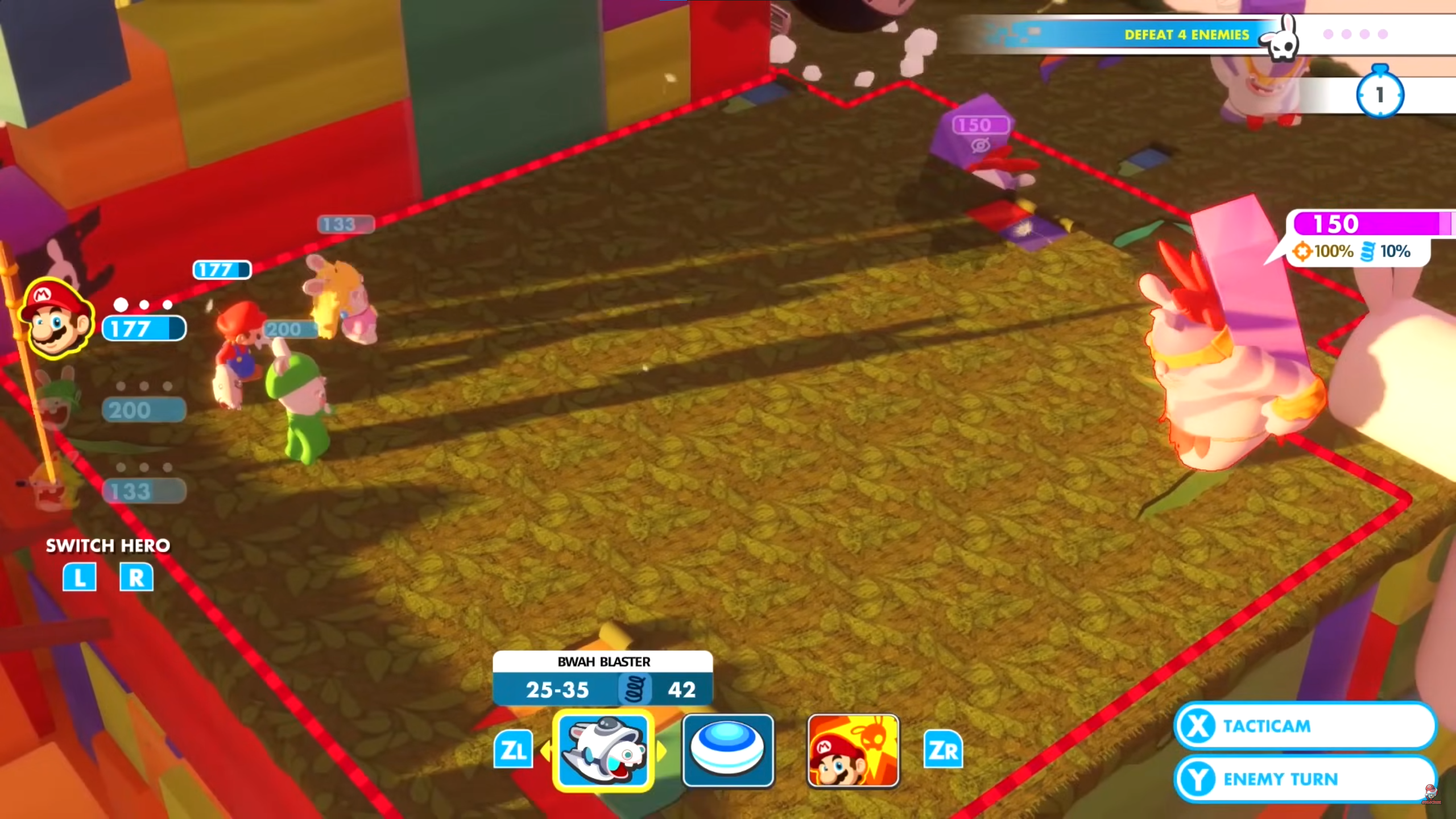 Дизайн сражений и пазлов в Mario + Rabbids: Kingdom Battle - 3 Дизайн сражений и пазлов в Mario + Rabbids: Kingdom Battle - 3