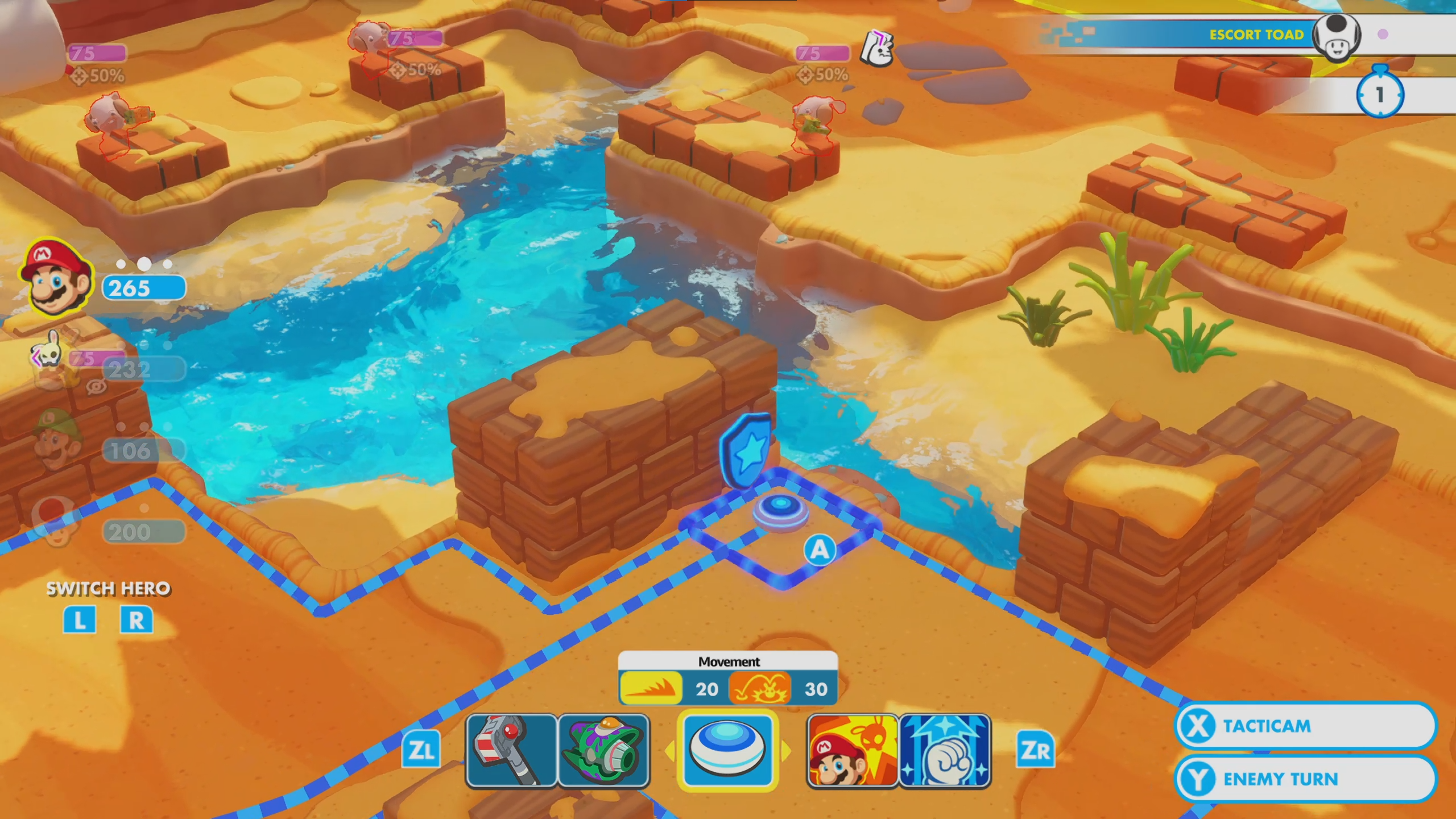 Дизайн сражений и пазлов в Mario + Rabbids: Kingdom Battle - 8 Дизайн сражений и пазлов в Mario + Rabbids: Kingdom Battle - 8