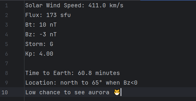 Как я прогнозирую полярные сияния с помощью открытых данных, Python и облачного сервера - 19 Как я прогнозирую полярные сияния с помощью открытых данных, Python и облачного сервера - 19