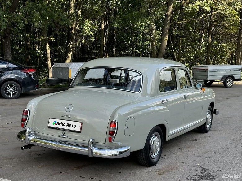 Винтажный Mercedes-Benz W180 выставили на продажу в России, он выполнен в «понтонном» стиле - 3 Винтажный Mercedes-Benz W180 выставили на продажу в России, он выполнен в «понтонном» стиле