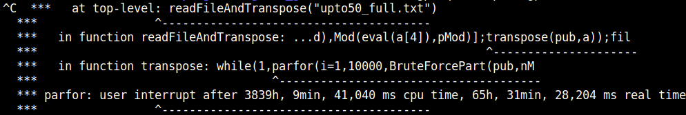 PARI-GP: как посчитать что-то просто, точно и параллельно - 3 PARI-GP: как посчитать что-то просто, точно и параллельно - 3