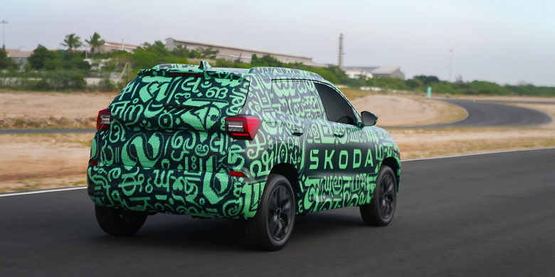 Skoda тщательно тестирует новейший Kylaq. Появились новые детали и живые фото - 2 Skoda тщательно тестирует новейший Kylaq. Появились новые детали и живые фото
