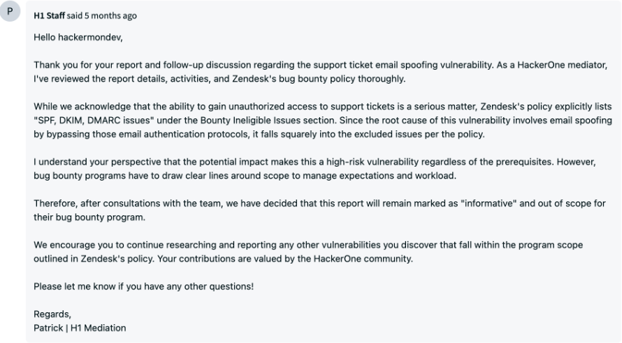 Как я получил 50000 + 0 долларов за уязвимость в Zendesk - 3 Как я получил 50000 + 0 долларов за уязвимость в Zendesk - 3