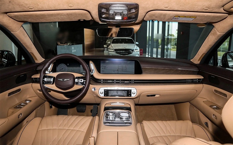 Премиум-«кореец» на замену BMW 7 серии и Mercedes-Benz S-класса. В Россию привезли «люксовый» Genesis G90 - 3 Премиум-«кореец» на замену BMW 7 серии и Mercedes-Benz S-класса. В Россию привезли «люксовый» Genesis G90