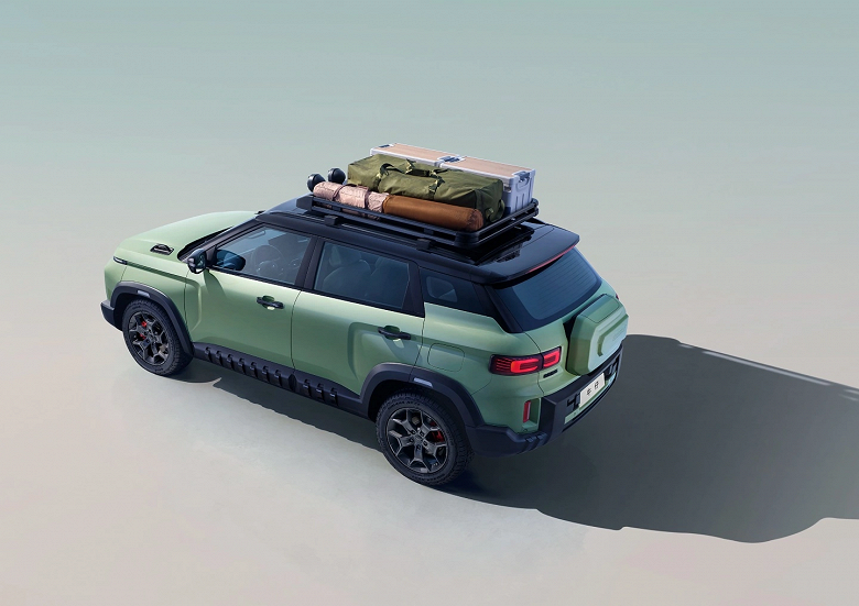 Представлен первый «легкий внедорожник» Geely с шинами AT и прожекторами на крыше - 1 Представлен первый «легкий внедорожник» Geely с шинами AT и прожекторами на крыше