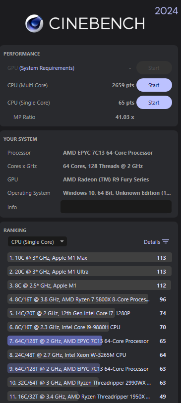 Что за Epyc такие? Cтранные OEM версии Epyc 2-го и 3-го поколения. Тест AMD Epyc 7C13 - 20 Что за Epyc такие? Cтранные OEM версии Epyc 2-го и 3-го поколения. Тест AMD Epyc 7C13 - 20