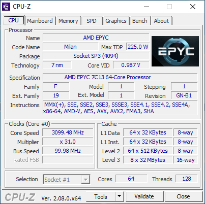 Что за Epyc такие? Cтранные OEM версии Epyc 2-го и 3-го поколения. Тест AMD Epyc 7C13 - 6 Что за Epyc такие? Cтранные OEM версии Epyc 2-го и 3-го поколения. Тест AMD Epyc 7C13 - 6