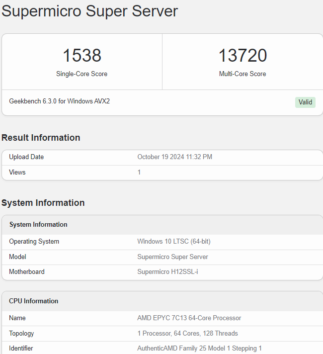 Что за Epyc такие? Cтранные OEM версии Epyc 2-го и 3-го поколения. Тест AMD Epyc 7C13 - 9 Что за Epyc такие? Cтранные OEM версии Epyc 2-го и 3-го поколения. Тест AMD Epyc 7C13 - 9