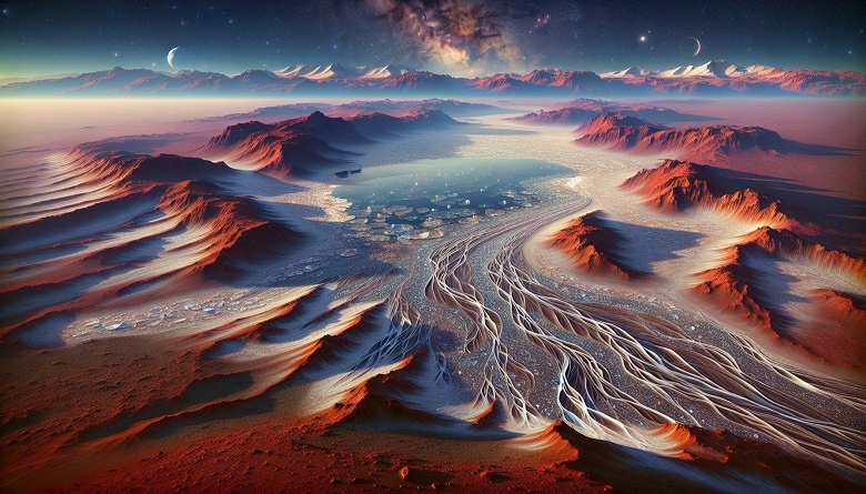 Прорыв в понимании гидрологического цикла Марса: как на холодном Марсе могли течь реки 3,6 миллиарда лет назад - 1 Прорыв в понимании гидрологического цикла Марса: как на холодном Марсе могли течь реки 3,6 миллиарда лет назад