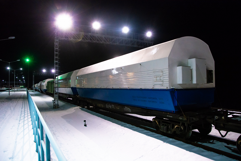 &laquo;Союз&raquo; для запуска спутника &laquo;Аист-2Т&raquo; прибыл на Восточный