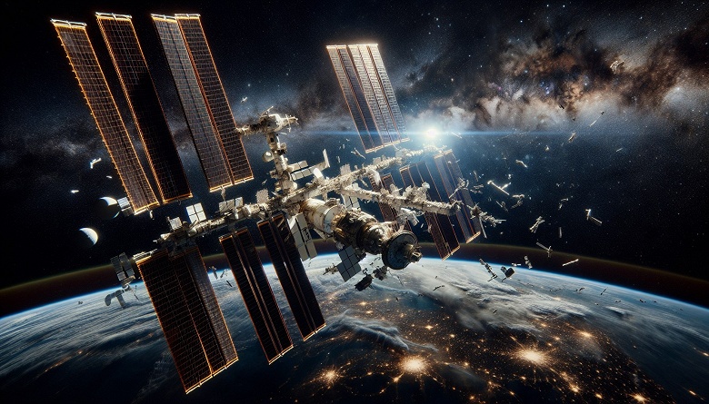 МКС увели от столкновения с космическим мусором - 1 МКС увели от столкновения с космическим мусором