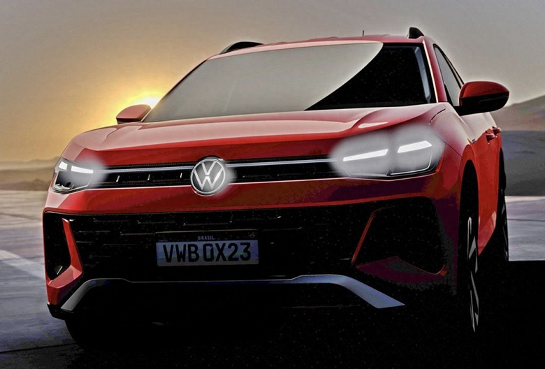 Volkswagen Tiguan на минималках, но с 6-ступенчатым &laquo;автоматом&raquo;. Опубликовано первое изображение бюджетного кроссовера Volkswagen Tera
