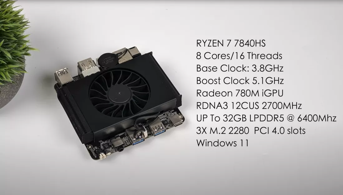 Одноплатный компьютер Next SBC с Ryzen 7840HS: мал да удал. Игры, офис и все остальное. Что за девайс? - 5 Одноплатный компьютер Next SBC с Ryzen 7840HS: мал да удал. Игры, офис и все остальное. Что за девайс? - 5