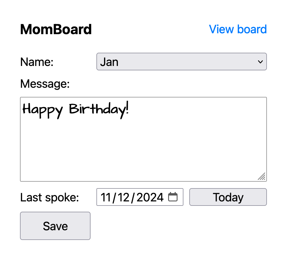 MomBoard: E-Ink дисплей для родственника с амнезией - 2