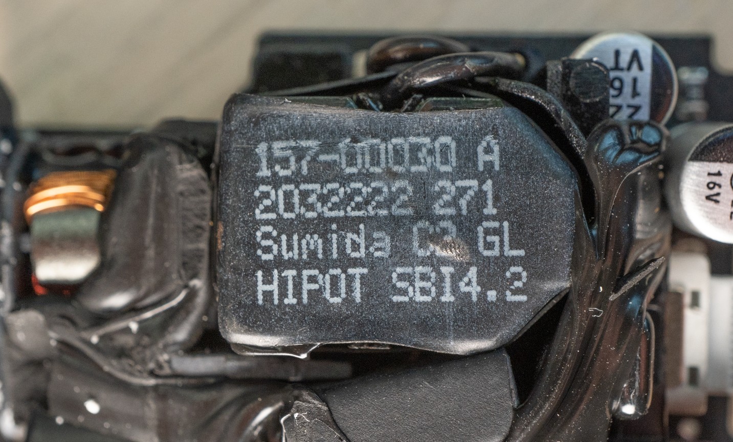 Тестируем и вскрываем поддельный блок питания Apple A2347 с Ozon - 38 Тестируем и вскрываем поддельный блок питания Apple A2347 с Ozon - 38