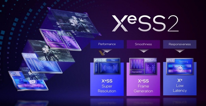 Генератор кадров в играх теперь есть для всех существующих на рынке видеокарт. Intel представила XeSS2 с такой технологией - 1 Генератор кадров в играх теперь есть для всех существующих на рынке видеокарт. Intel представила XeSS2 с такой технологией