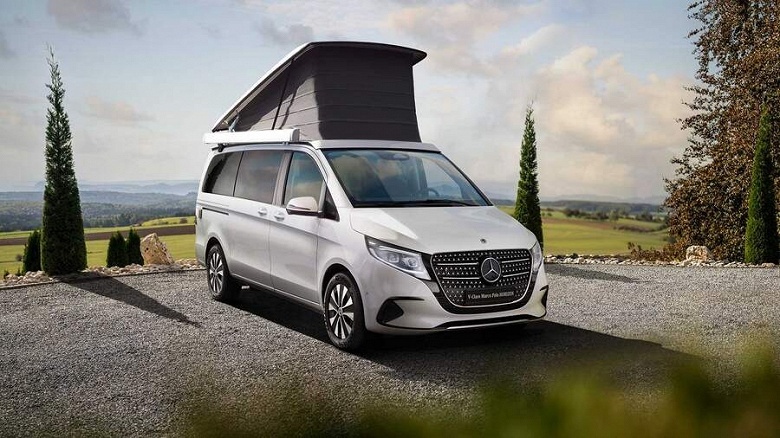 Представлен последний бензиновый Mercedes-Benz V-Class Marco Polo: без мебели и кухни, но с двумя кроватями &mdash; дешевле 60 000 евро