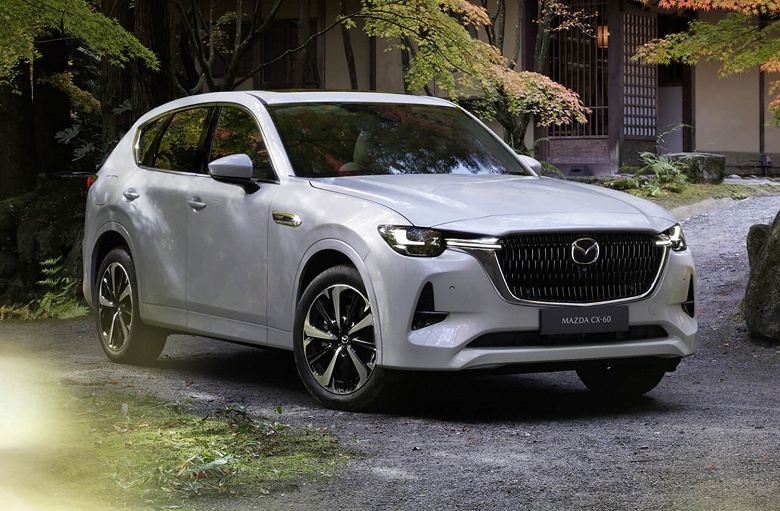 В Россию привезли партию кроссоверов Mazda CX-60 2024 &mdash; с 2,5-литровым мотором, &laquo;автоматом&raquo; и полным приводом