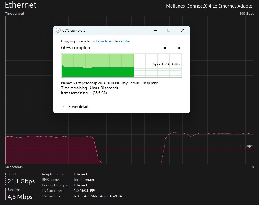 Как я делал сеть на 25 гигабит с минимальным бюджетом - 30 Как я делал сеть на 25 гигабит с минимальным бюджетом - 30