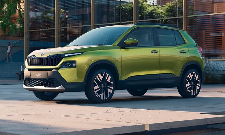 Самый дешевый кроссовер Skoda запущен в производство. Skoda Kylaq дешевле Lada Granta и оснащен 6-ступенчатым «автоматом» - 1 Самый дешевый кроссовер Skoda запущен в производство. Skoda Kylaq дешевле Lada Granta и оснащен 6-ступенчатым «автоматом»