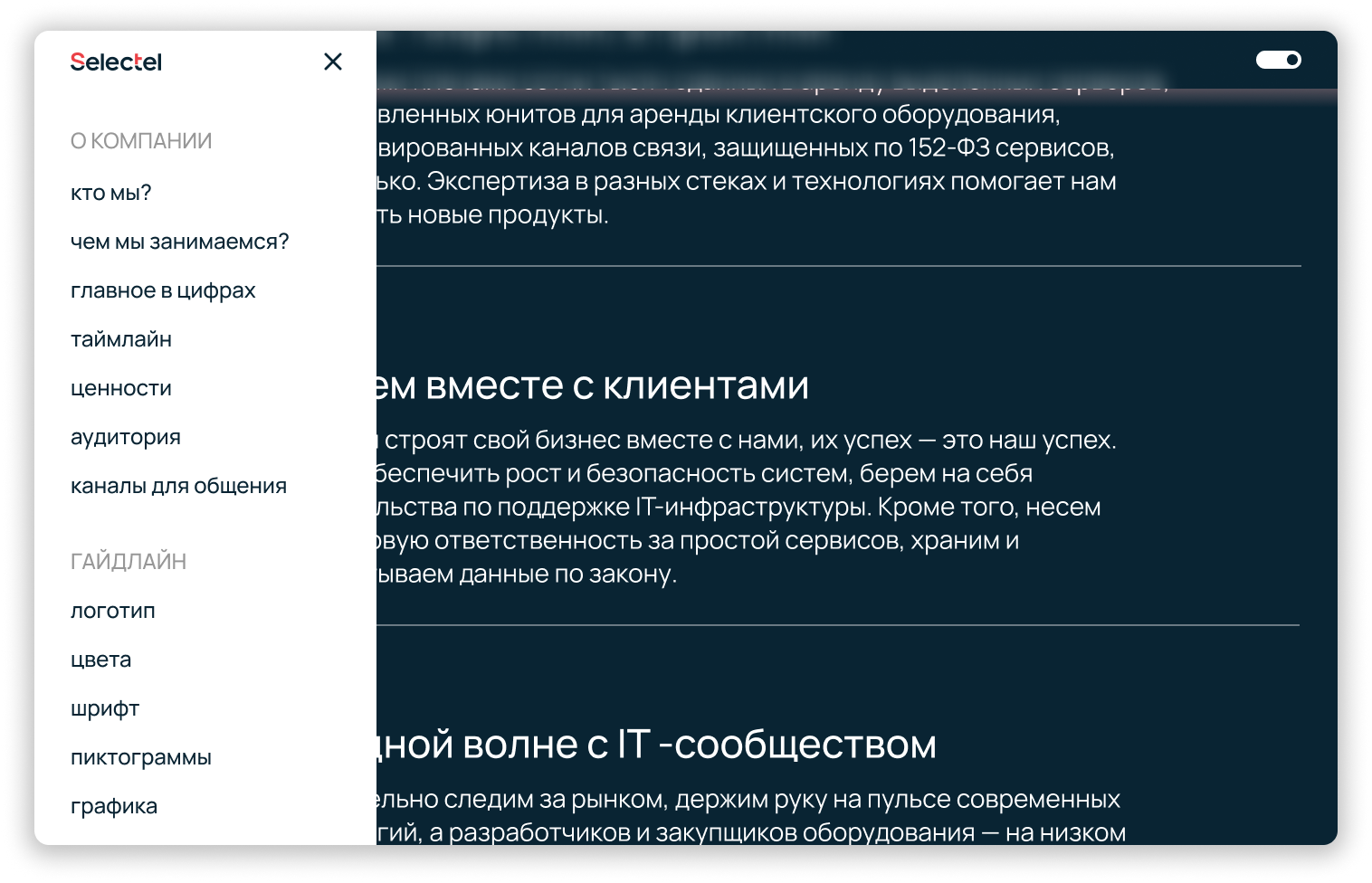 Как устроен открытый брендбук Selectel и зачем он нужен - 6 Как устроен открытый брендбук Selectel и зачем он нужен - 6