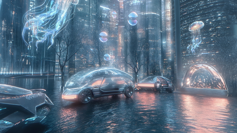 Витязь на кибер-коне, коты Шрёдингера и припаркованная DeLorean DMC-12: в Москве появилась первая виртуальная улица &laquo;Нейро&raquo;