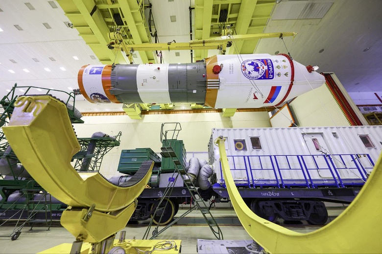 Роскосмос собрал ракету &laquo;Союз-2.1б&raquo; для запуска &laquo;Ресурса-П&raquo;